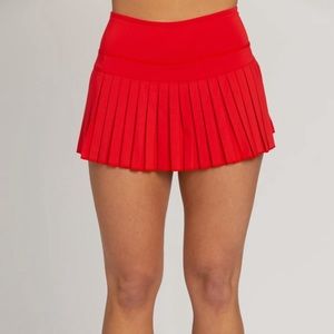 Gold Hinge Pleated Skirt